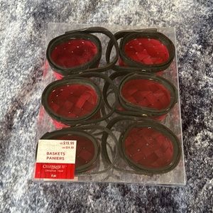 Holiday Ornamental Mini Baskets